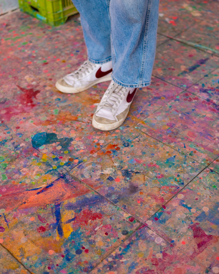 art studio floor